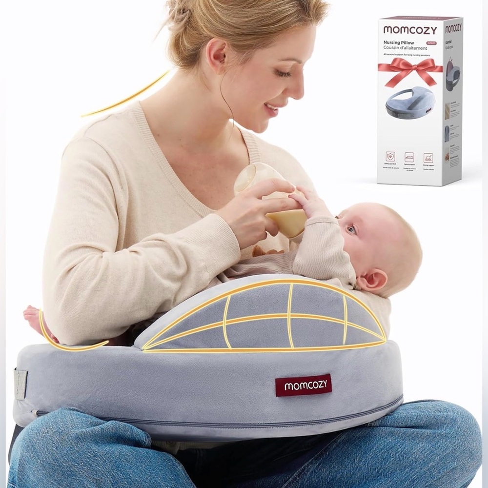 Like New Momcozy Memory Foam Nursing Breastfeeding Pillow